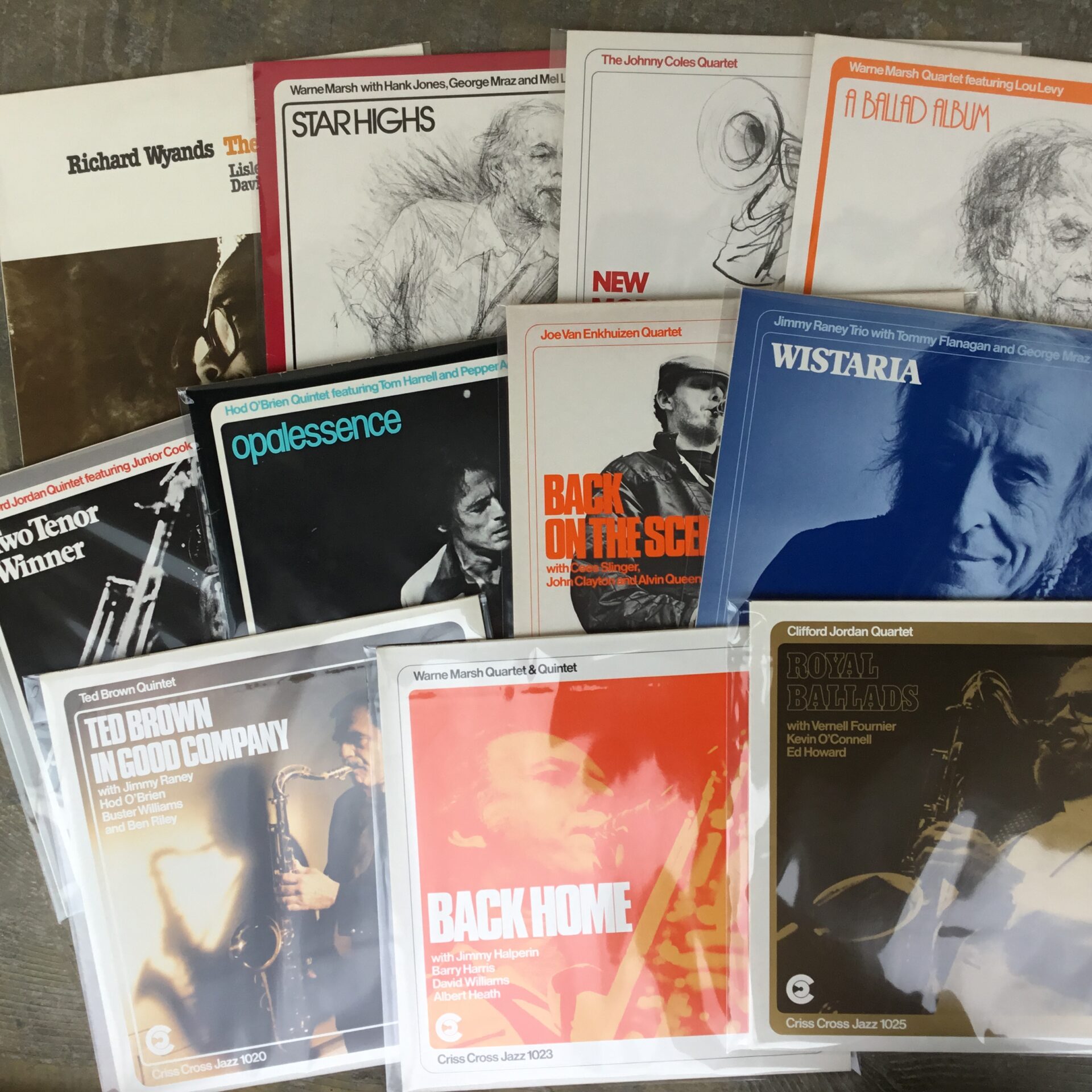 【新入荷情報】 クリス・クロス・ジャズのLPがひとつかみ入荷しました。