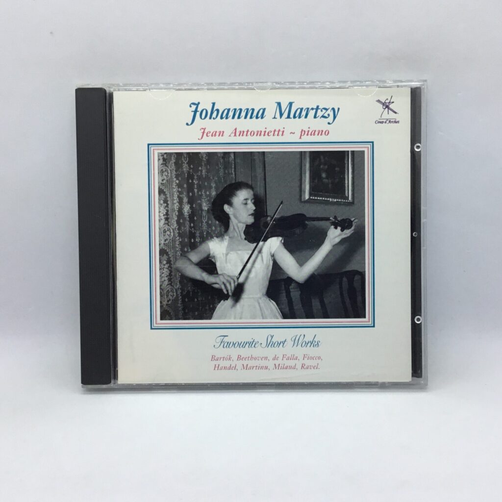【CD】MARTZY / ANTONIETTI / FAVOURITE SHORT WORKS (COUPCD006)