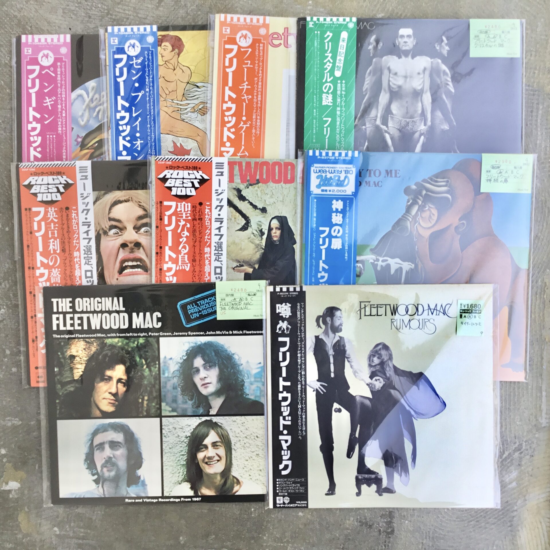 【新入荷情報】  フリートウッド・マックのLPがひとつかみ入荷しましたので 直接リーダー仕切りに追加しました。帯付多数です！