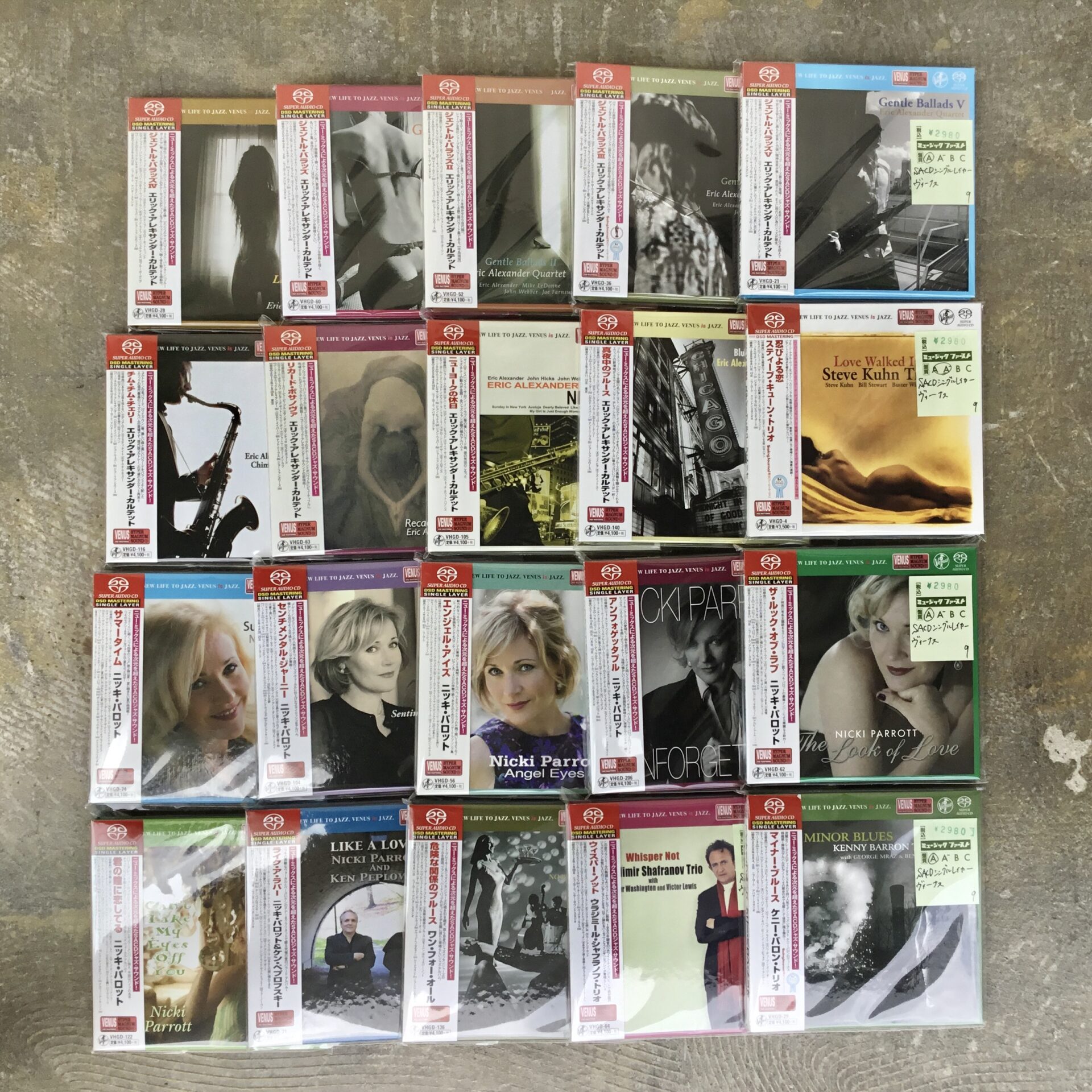 【新入荷情報】 ヴィーナス・レーベルのSACD（シングルレイヤー）がふたつかみ入荷しました。