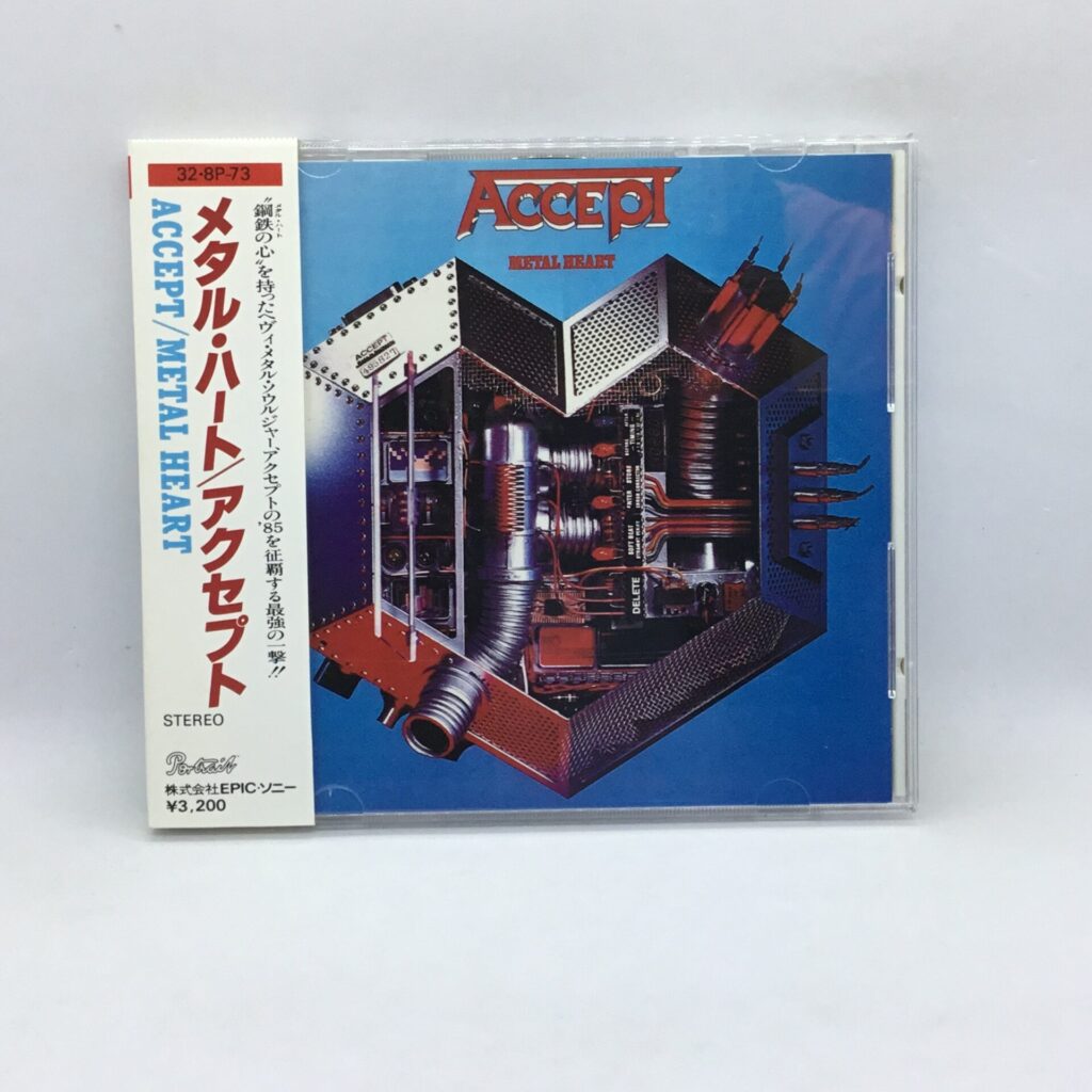 【CD】アクセプト / メタル・ハート (32・8P-73) 箱帯(美品)