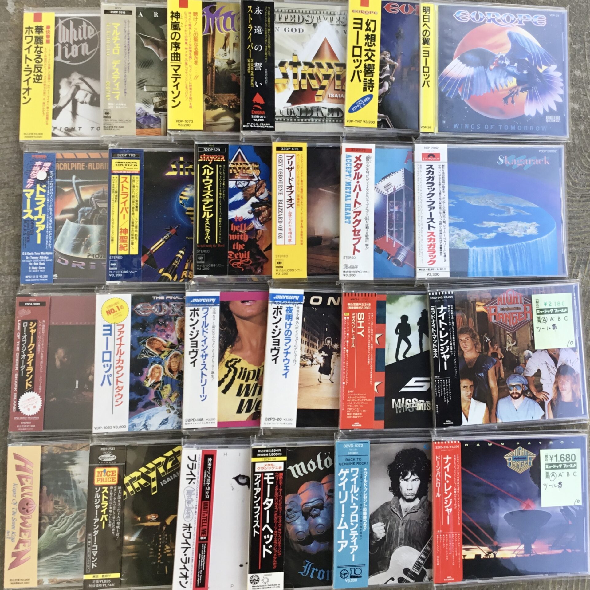 【新入荷情報】  ハード・ロック＆ヘヴィ・メタルの初期盤・旧規格の稀少帯付CDがふたつかみ入荷しました。