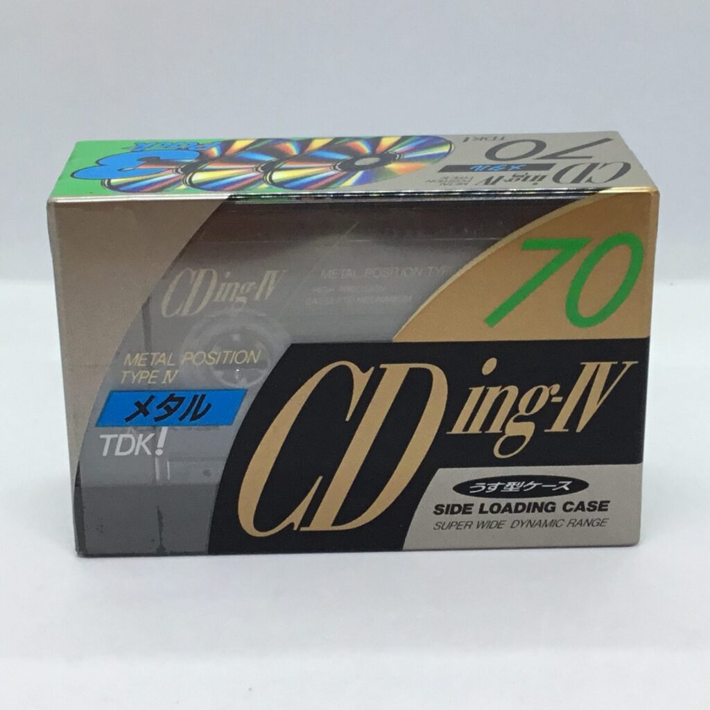 【カセット】TDK / CDing-IV メタルテープ 70分 (CDING4-70X3R)