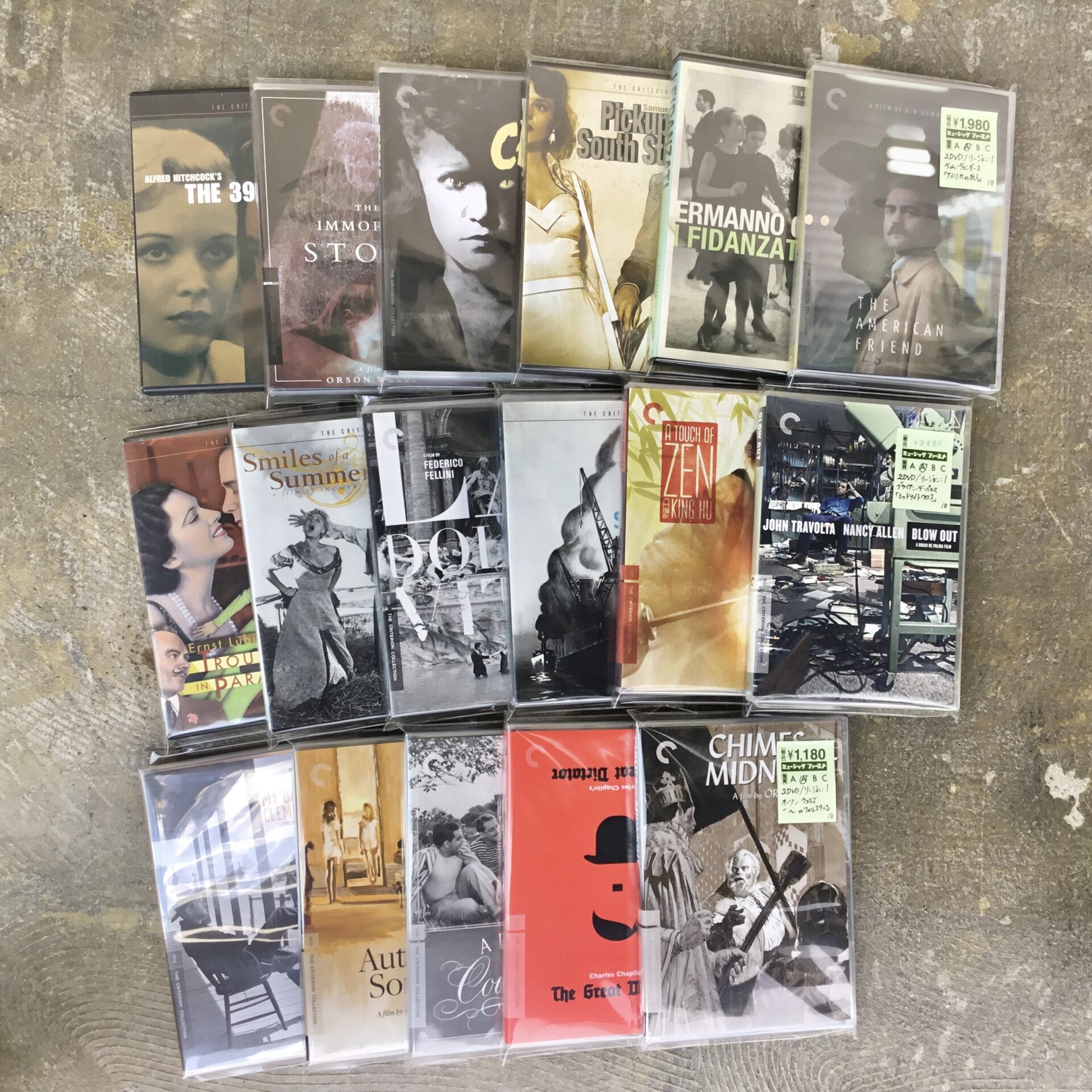 【特集コーナー新入荷】CRITERION COLLECTIONのDVDを新規追加しました。