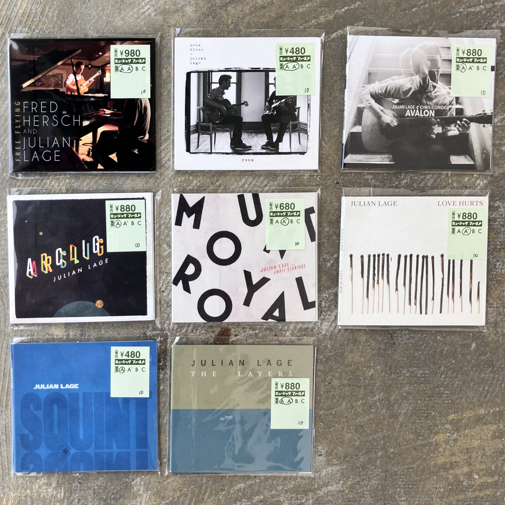 【新入荷情報】ジュリアン・ラージのCDが入荷しました。