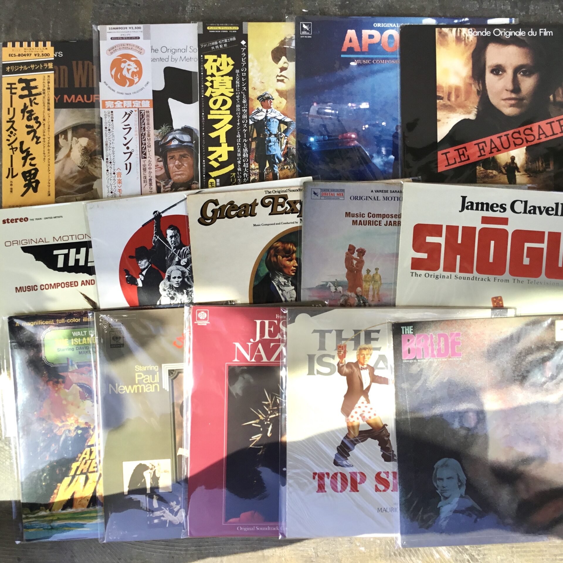 【特集コーナー新入荷】 緊急追加！モーリス・ジャールとヘンリー・マンシーニのLPを出しました。