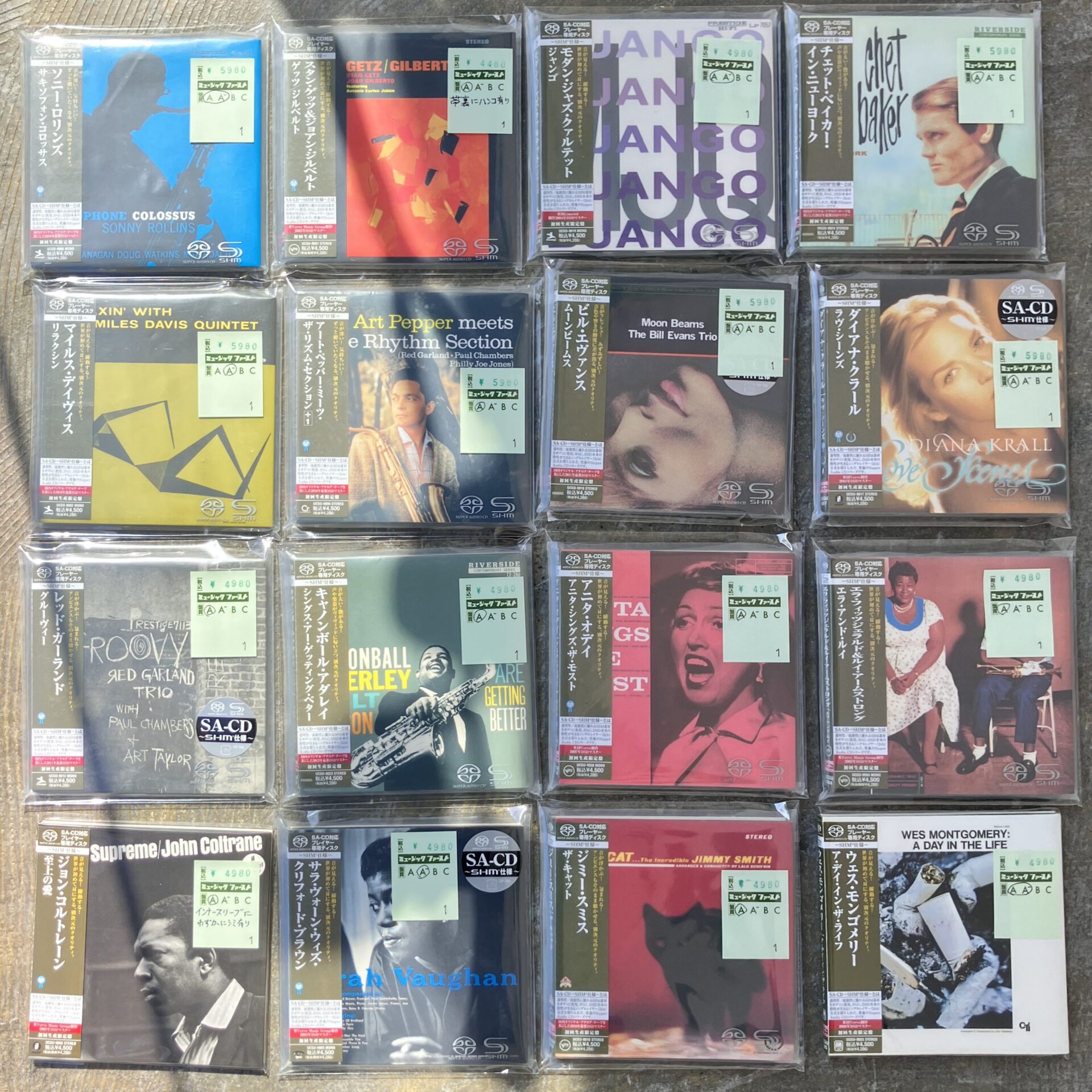 【新入荷情報】ジャズ高音質盤CDが約50点入荷しました。