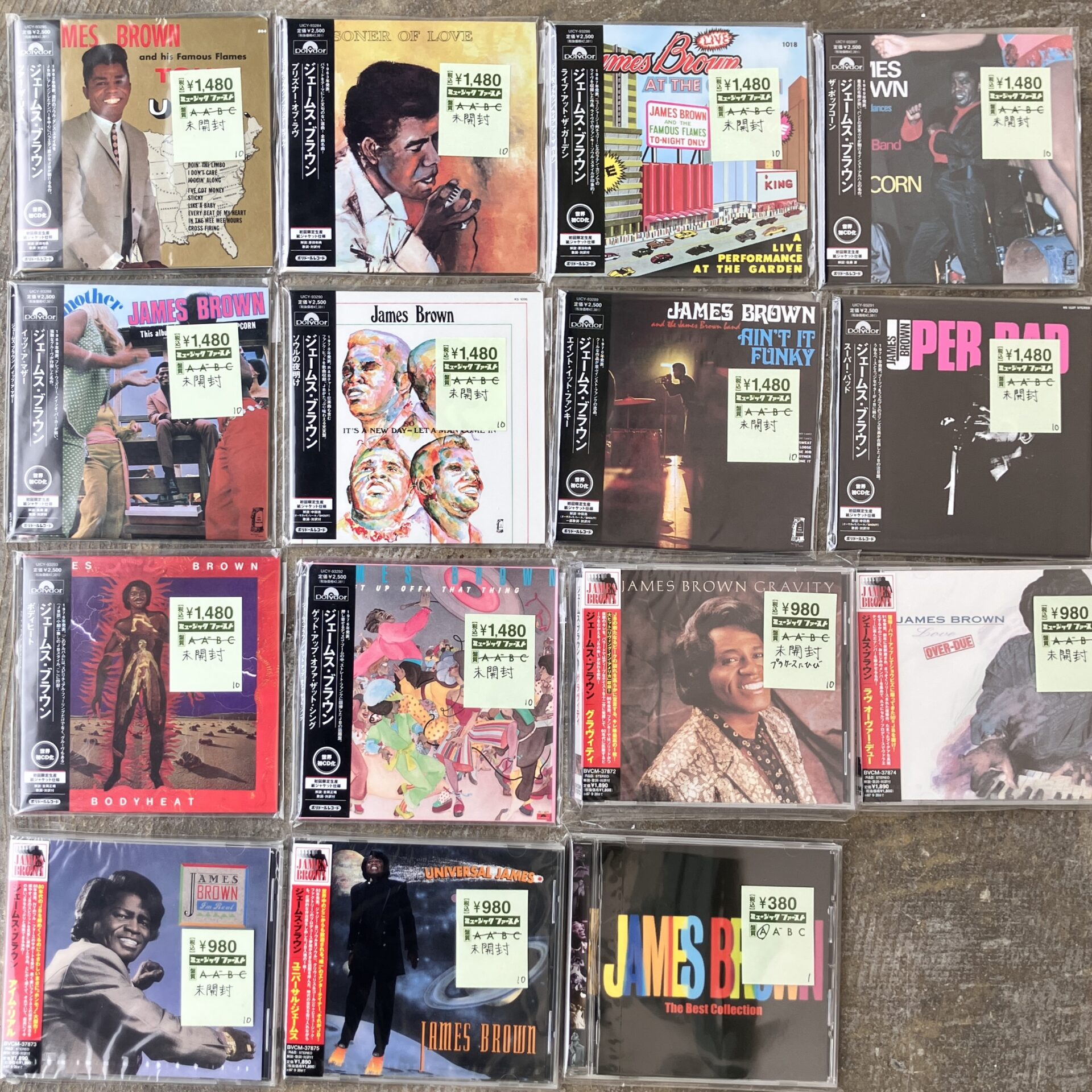 【新入荷情報】ジェームス・ブラウンのCDが入荷しました。