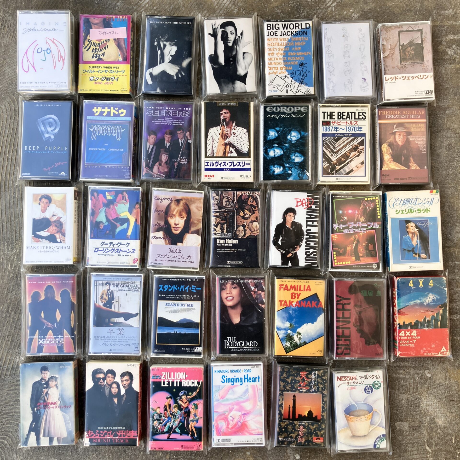 【新入荷情報】 カセットテープが100点以上のボリュームで入荷しました。