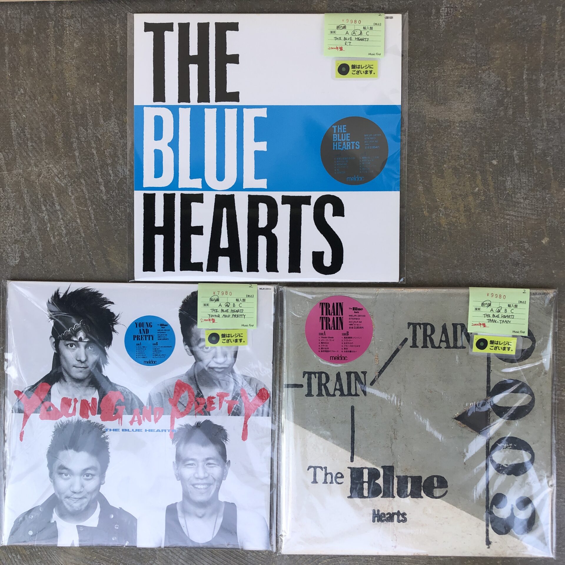 【新入荷情報】THE BLUE HEARTS初期3タイトルのLPが入荷しました！