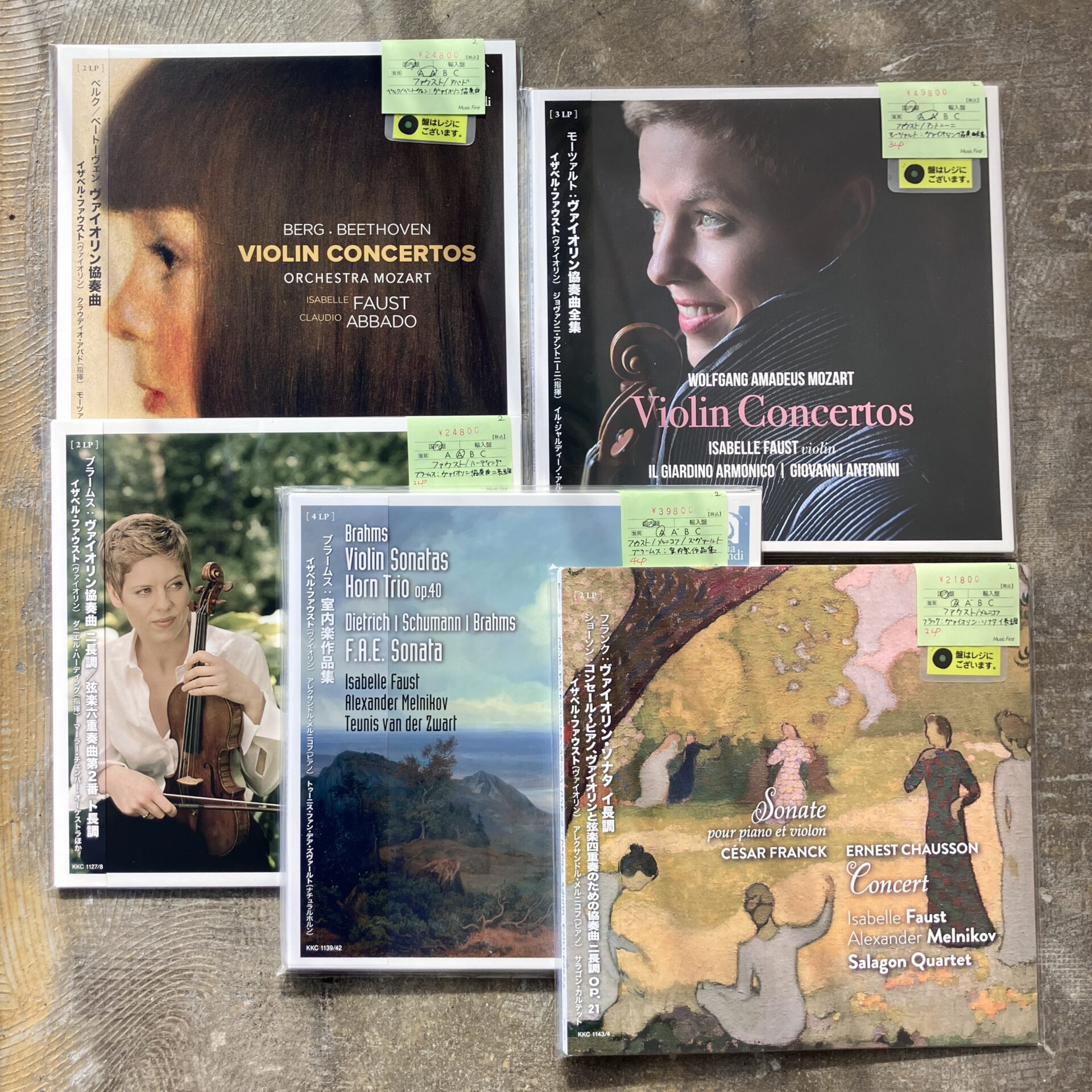 【新入荷情報】イザベル・ファウストのLPが入荷しました。