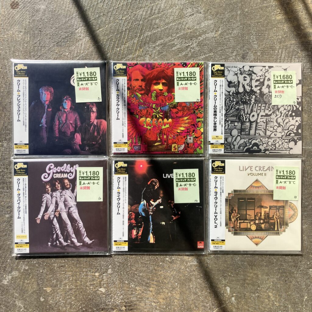 【新入荷情報】クリームのCDが入荷しました。