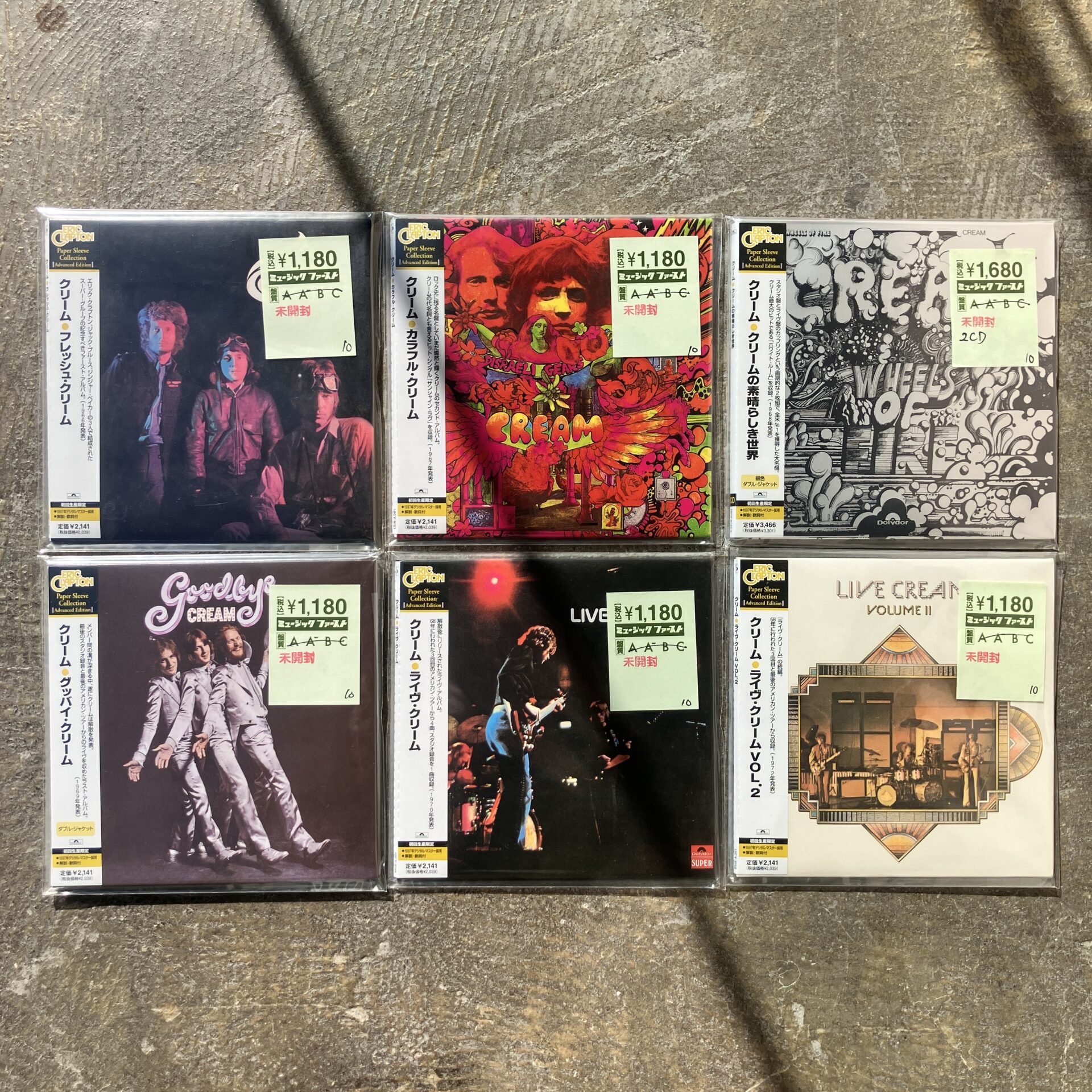 【新入荷情報】クリームのCDが入荷しました。