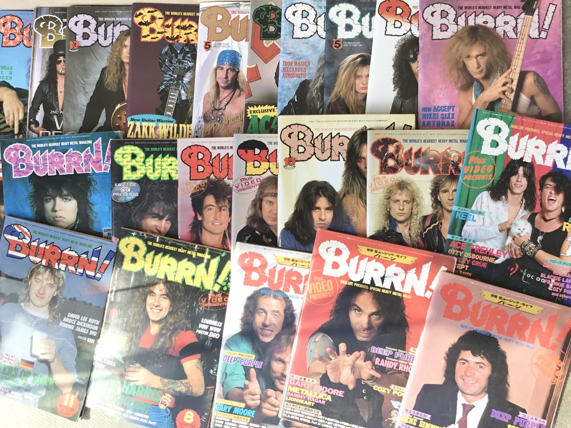 【新入荷情報】  初期Burrn!がまとまって入荷しました