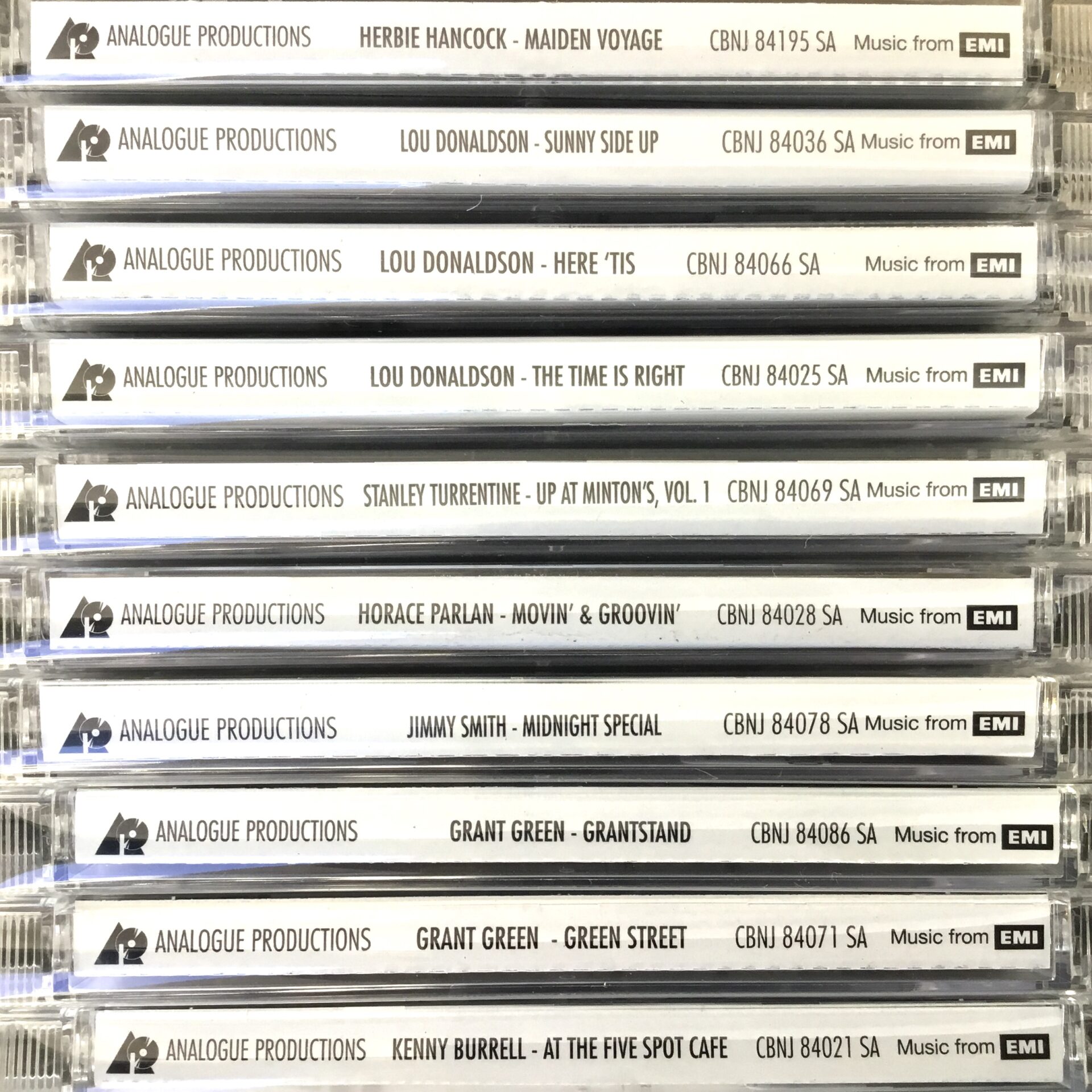 【新入荷情報】 ANALOGUE PRODUCTIONSによるブルーノート作品のSACDがひとつかみ入りました。