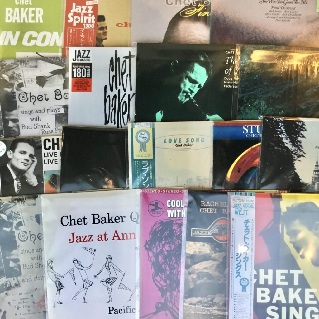 【新入荷情報】 チェット・ベイカーのLPが20枚近く入荷しました。