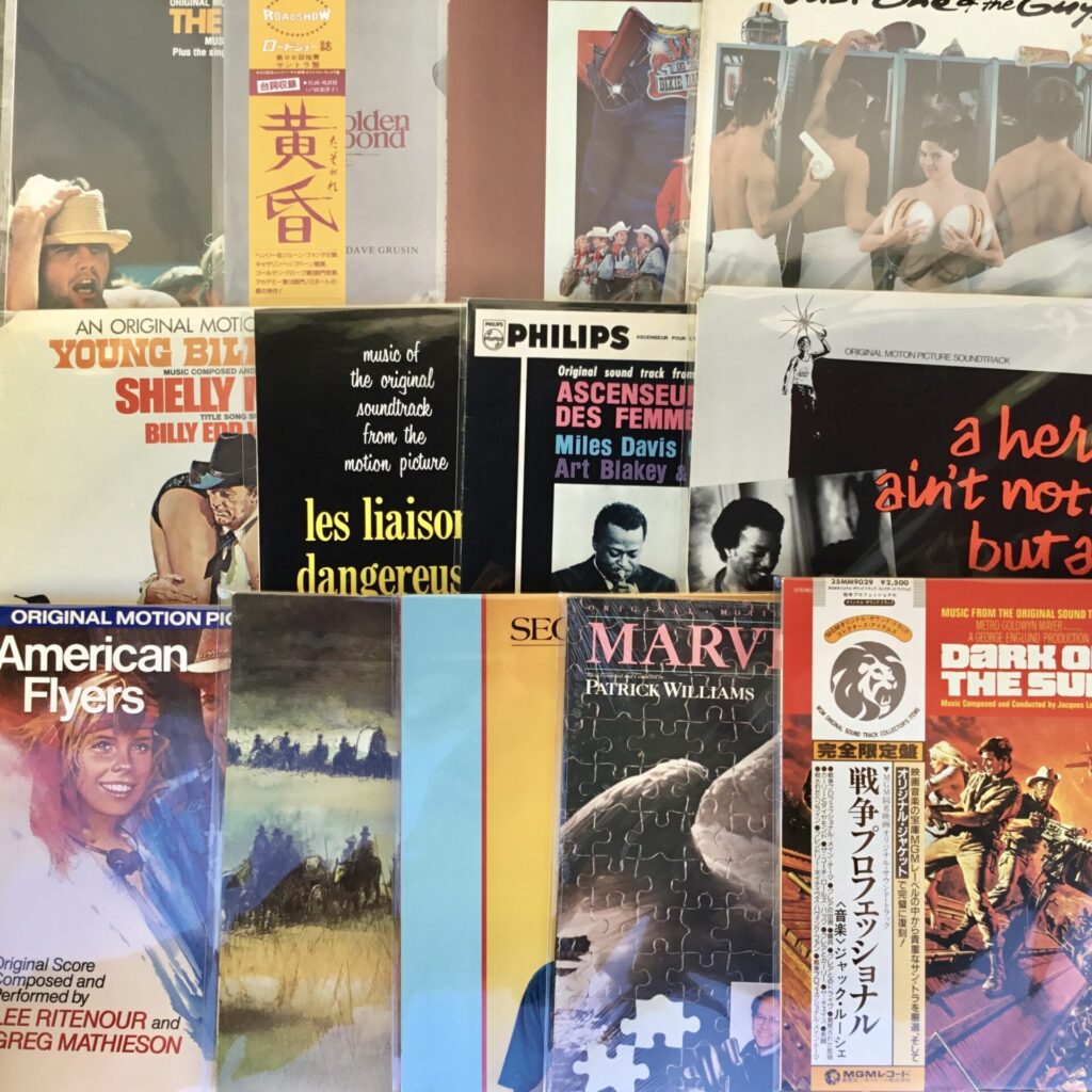 【特集コーナー新入荷】 サントラLP特集更新： ジャズメンによる劇伴（その２）を追加しました。