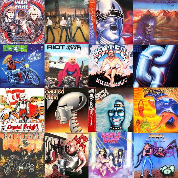 【約70タイトル掲載！】 80年代メタル・レコードの『 どうしてそうなった？！』脱力イラスト・ジャケット集！