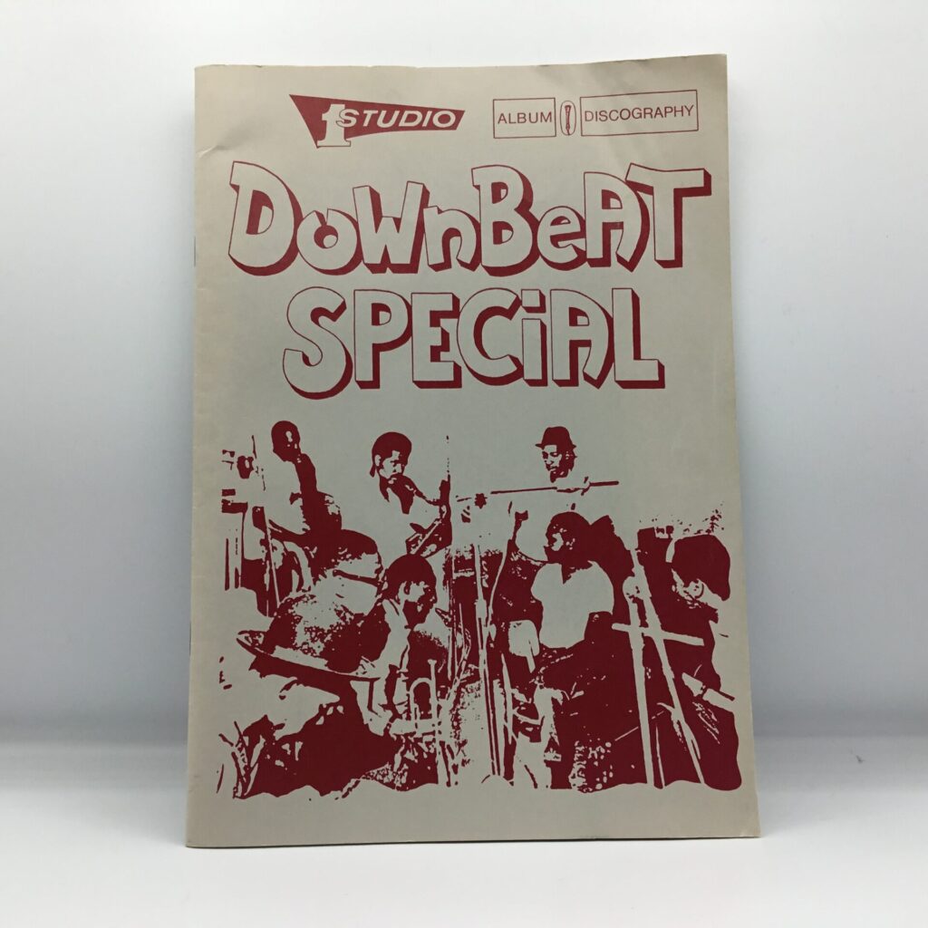 【書籍】Rob Chapman / Downbeat Special Studio One Album Discography 表紙ヨレ