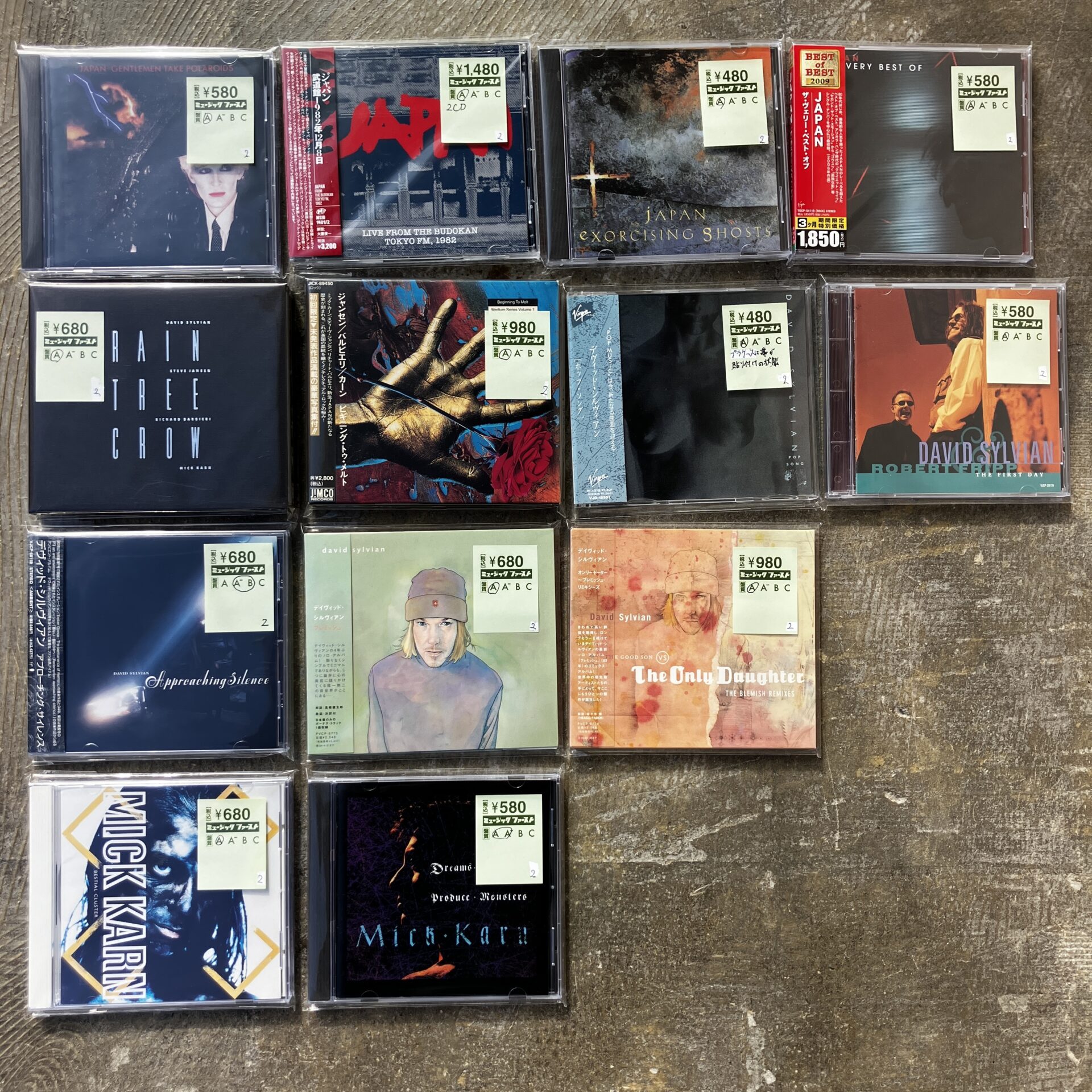 【新入荷情報】ジャパン、ジャパンのメンバー関連作のCDが入荷しました。