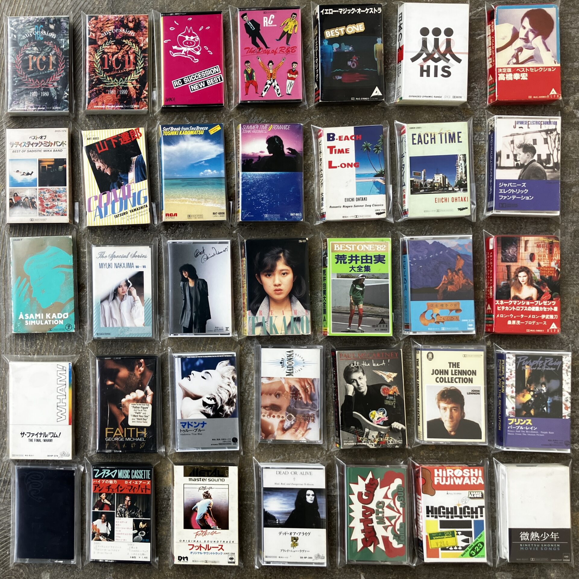 【新入荷情報】 カセットテープが約200本入荷しました。