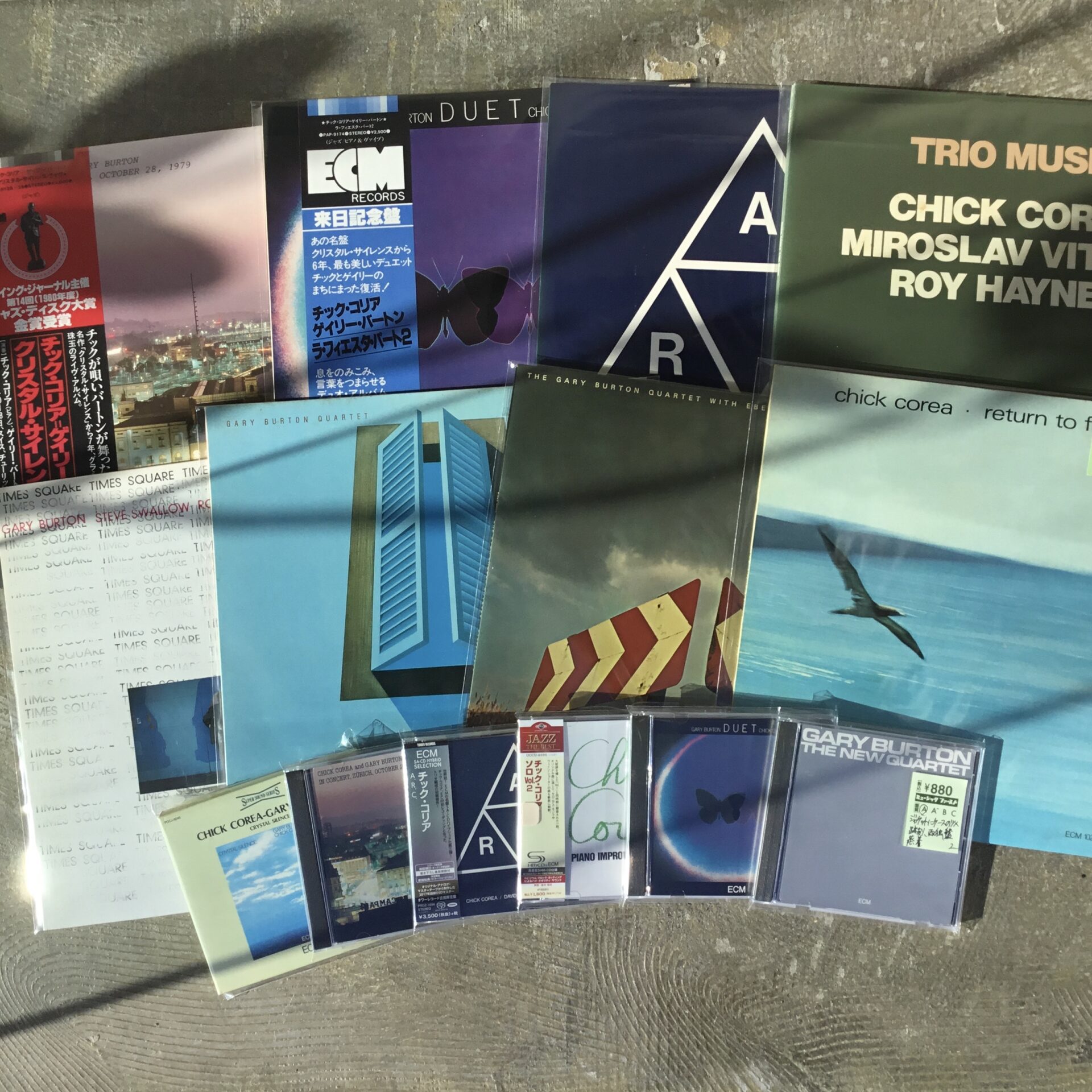 【特集コーナー新入荷】 ECM特集更新： チック・コリア＆ゲイリー・バートンを追加しました。