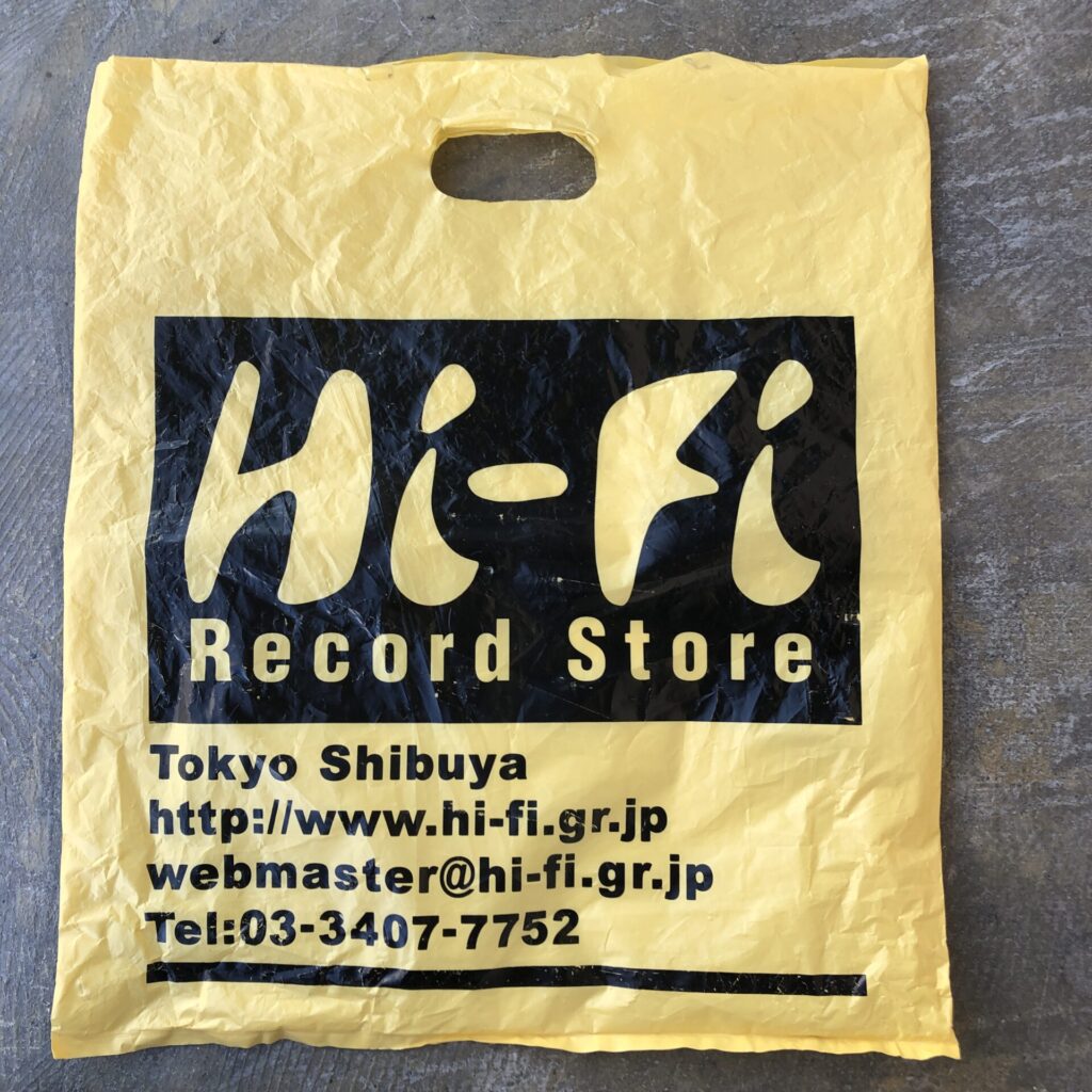 原宿 ハイファイ・レコード・ストア(Hi-Fi Record Store) ゆるいロゴが魅力のショッパー