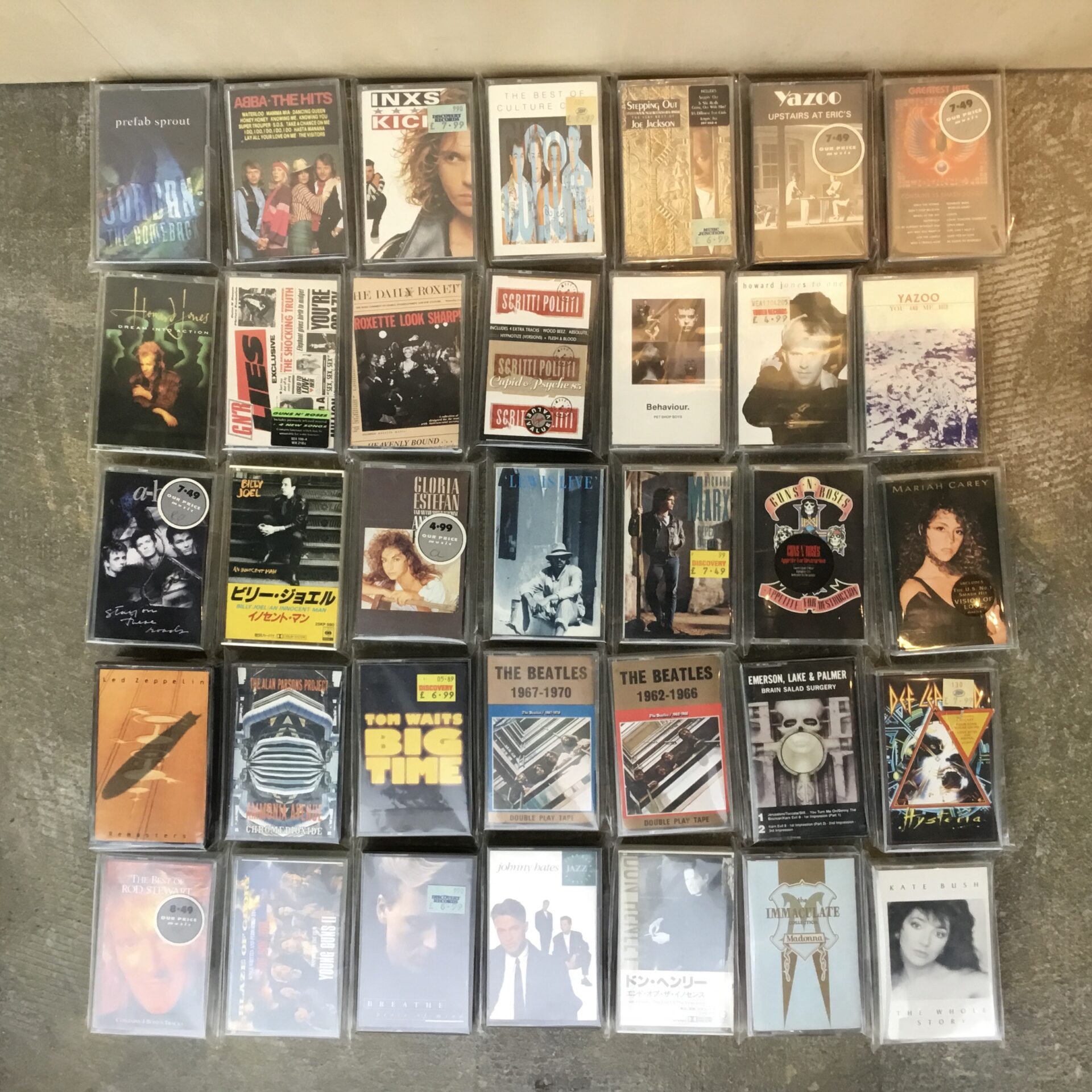 【新入荷情報】 カセットテープが130本オーバーのボリュームで入荷しました。