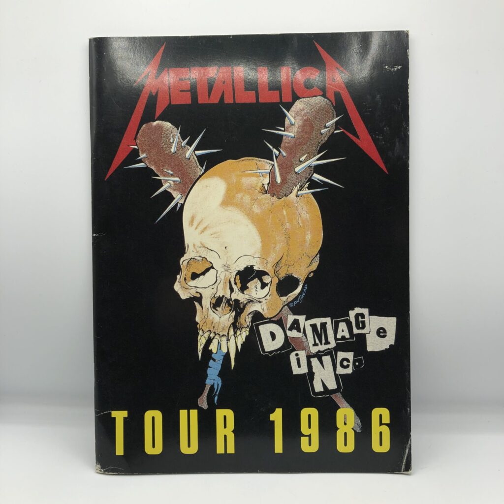 【書籍】Metallica / Damage, inc. Tour 1986 パンフレット