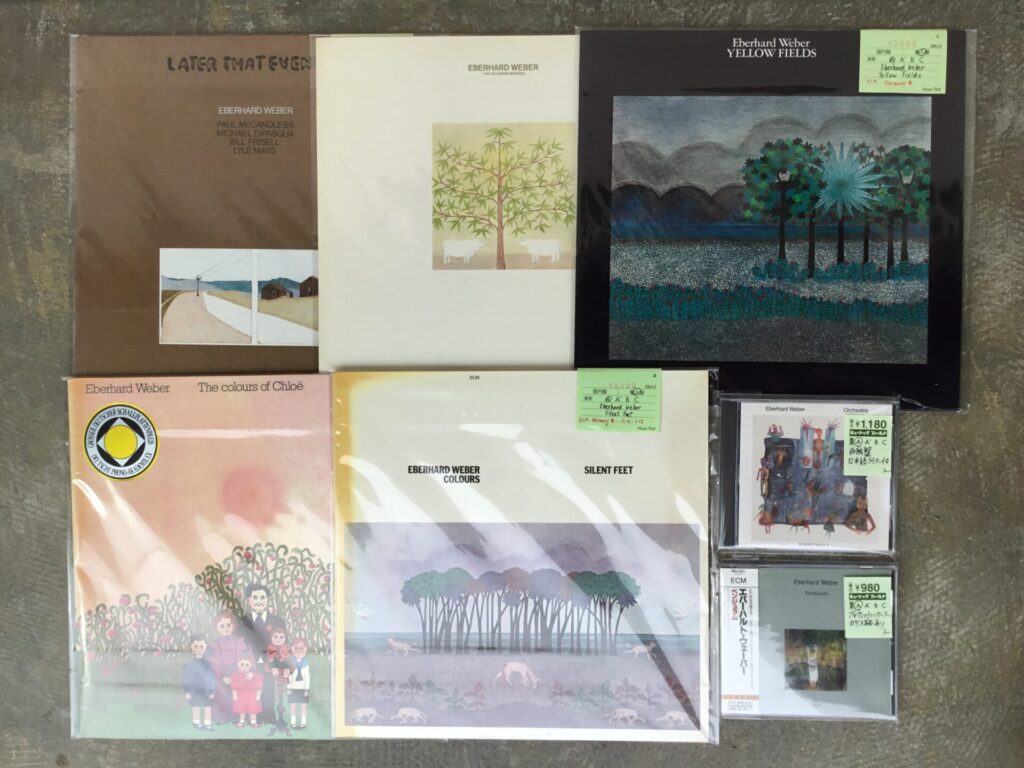 【特集コーナー新入荷】 ECM特集更新：エバーハルト・ウェーバーを追加しました。