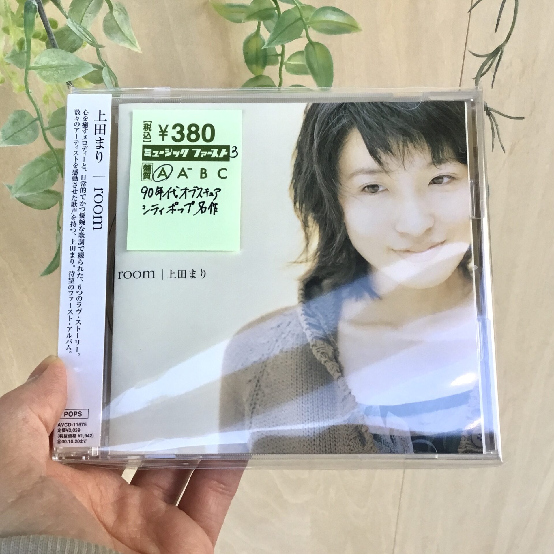 【本日のおすすめ】上田まり / room (1998)