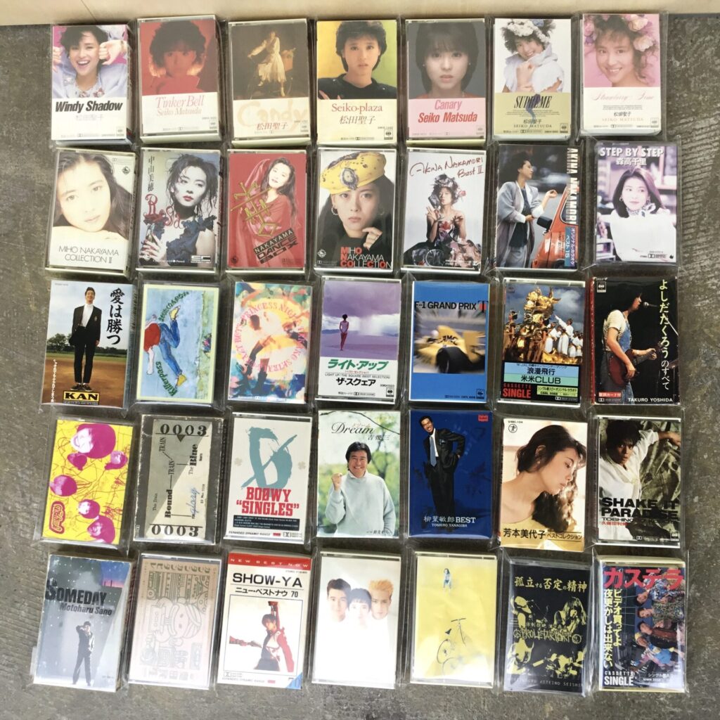 【新入荷情報】カセットテープを70本以上新規追加しました。