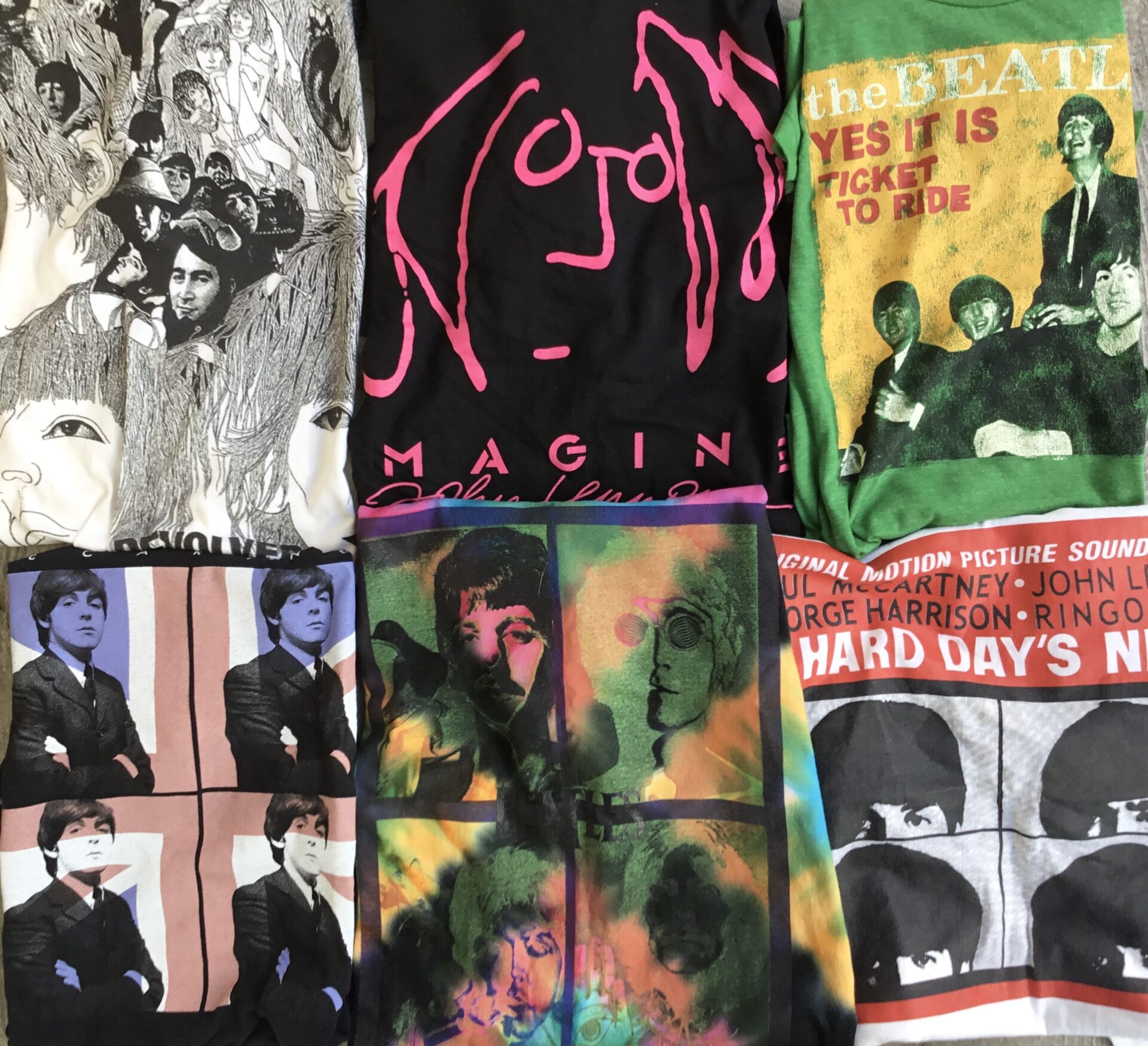 【新入荷情報】ビートルズ関連のTシャツをまとめて出しました