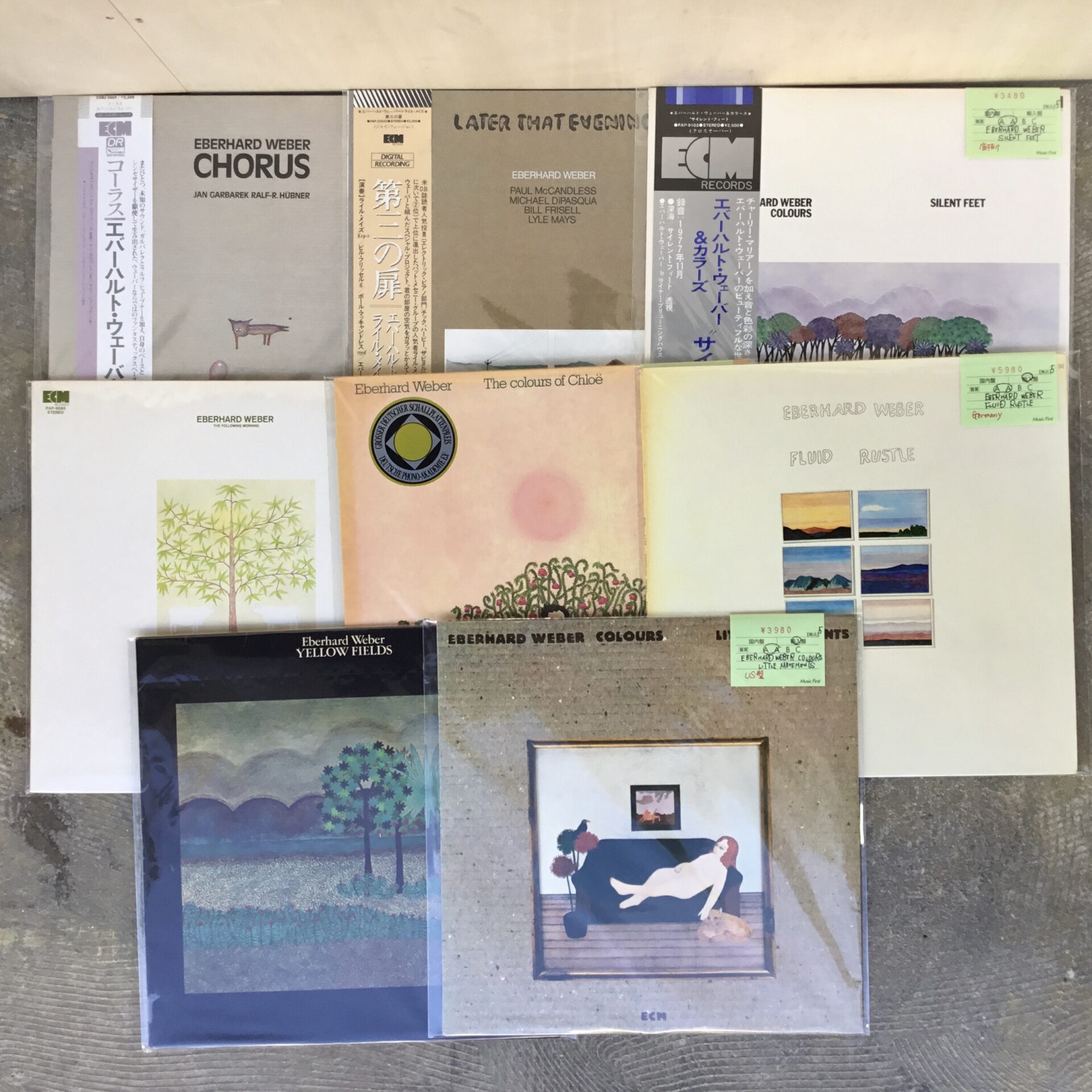 【特集コーナー新入荷】 Re: ECMその5：エバーハルト・ウェーバーを再び追加しました。