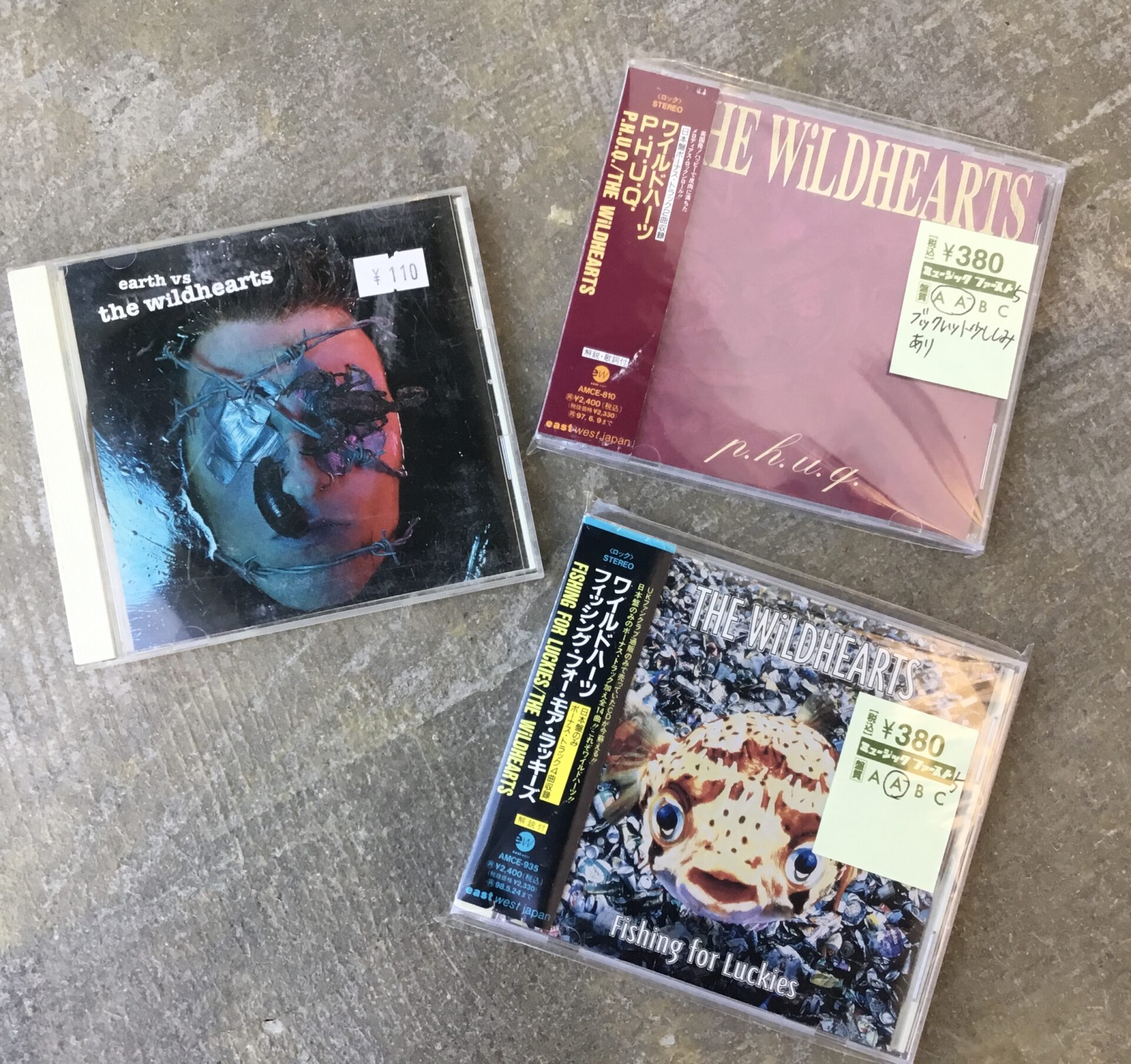 【本日のオススメ】  The Wildhearts / Earth Vs / P.H.U.Q. / Fishing For Luckies (1993～1996)