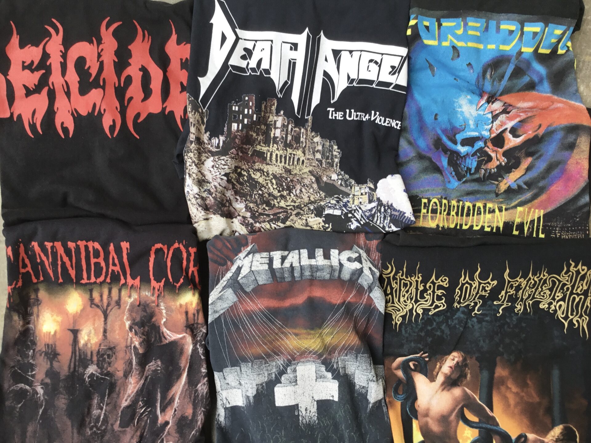 【新入荷情報】ロックTシャツを10着ほと追加しました