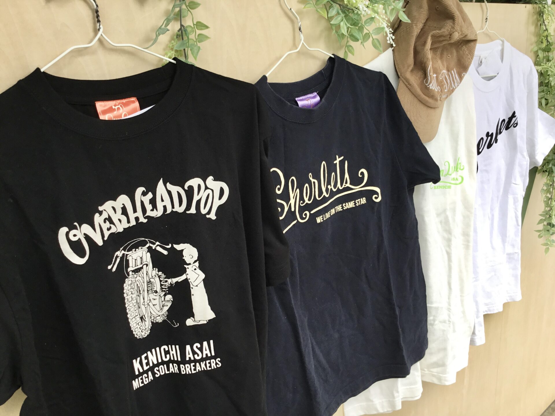 【新入荷情報】  浅井健一とSHERBETSのツアーTシャツを数着出しました