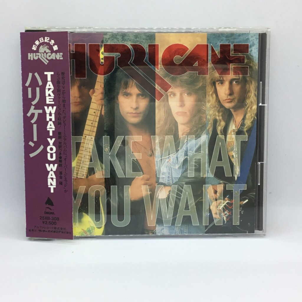 【CD】ハリケーン / Take What You Want (25XB-308) 帯背表紙褪色