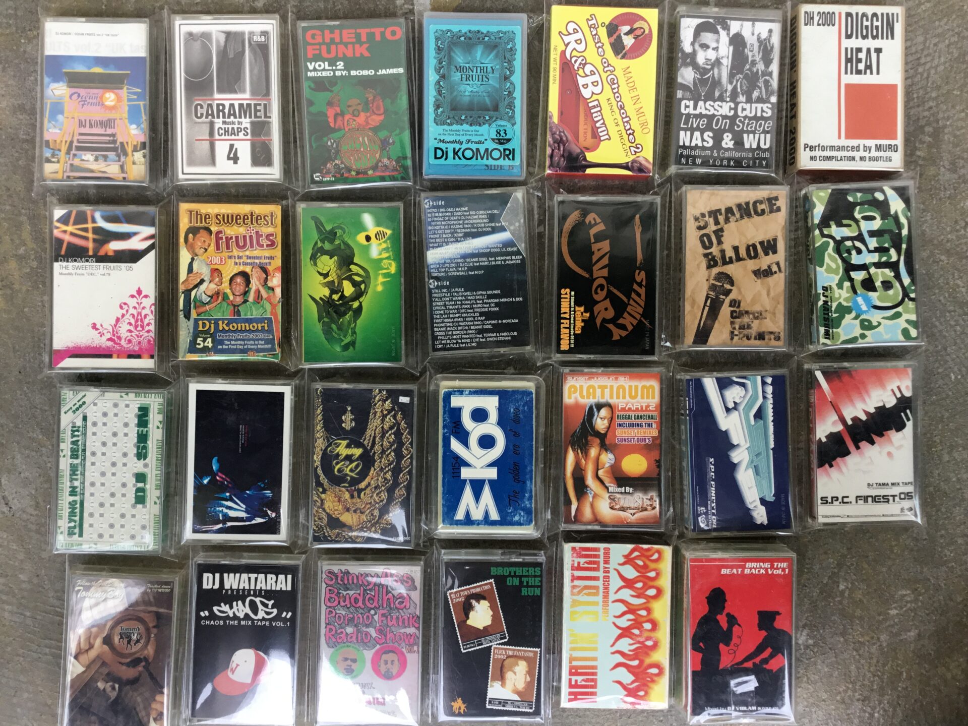 【新入荷情報】 ミックステープのカセットを30本弱追加しました。