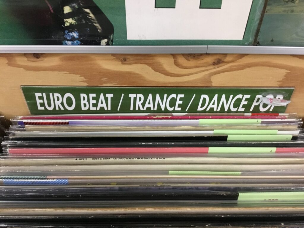 【コーナー紹介】レコードのEURO BEAT / TRANCE / DANCE POP